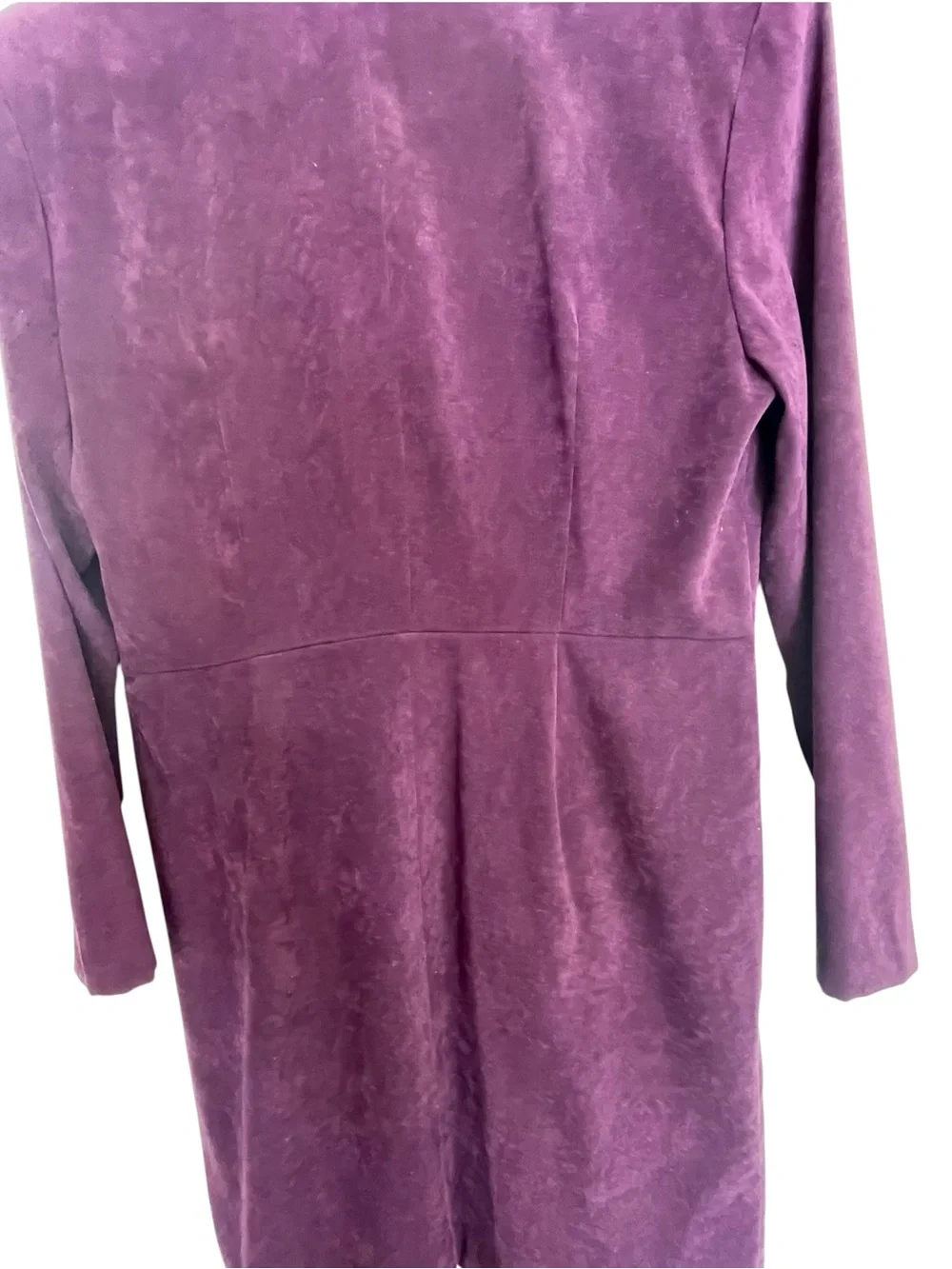 Amanda Smith Petites Purple Blazer Jacket Size 8P Longline Career